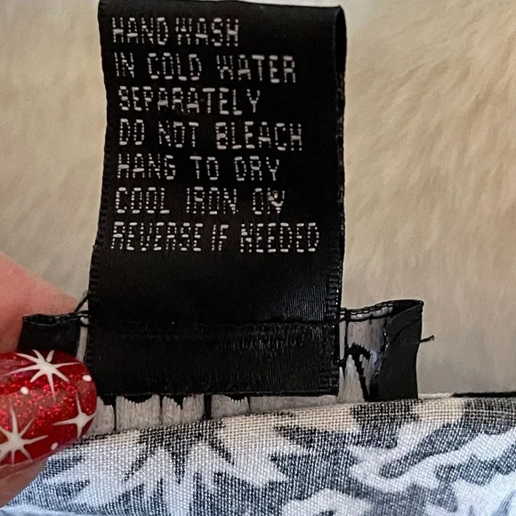 Wet Seal Fringe Kimono Cardigan Black White Boho Festival Western Hippie Medium - Picture 6 of 6